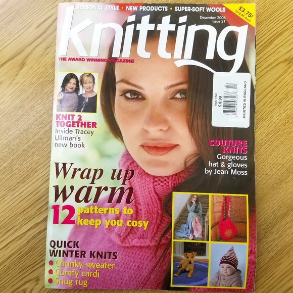 Rare, Collectible The Knitter UK magazine Dec 2006 Issue 31 - Picture 1 of 5